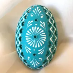 「ガチョウのイースター エッグ 1個」マデイラ手法・海外海外芸術品・17