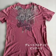 グレイトフルデッド　SPRING TOUR77　スカルローズ　Tシャツ［825］ グレイトフルデッド SPRING TOUR77 スカルローズ Tシャツ［825