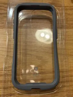 iPhone15PRO iFace クリアケース／グレー アイフェイス