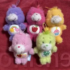 ケアベア 羊毛フェルト風マスコット ぬいぐるみ 全5種セット