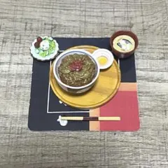 リーメント　ぷちサンプルシリーズ「和食日和」のミニチュア「牛丼」