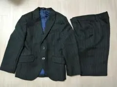 ブラックストライプ スーツ 　120