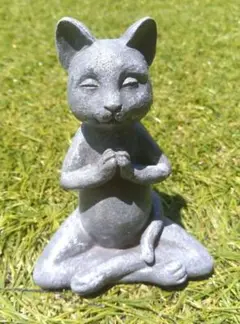 ☆ねこ　新品　置物　インテリア　ガーデニング　仏具　猫　雑貨　ペット　玄関