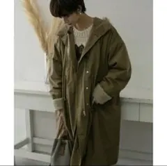 【美品】kbf ミリタリーアノラック3WAYコート