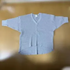 UNITEDARROWS 6(ロク) グレー7分袖カットソー