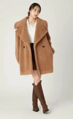 ECOPELボアミドルコート　FRAY I.D フレイアイディー　完売品