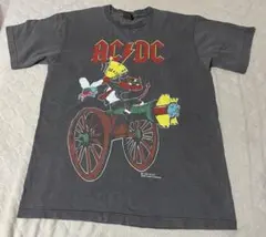 AC/DC Tシャツ BROCKUM USA製 90s シングルステッチ バンT