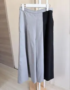 24SS 極美品✨ADORE アドーア レノクロスラッフルパンツ グレー 36
