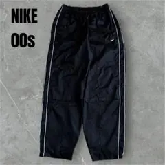 NIKE 00s wideナイロン パンツ 海外 city ストリート Y2K