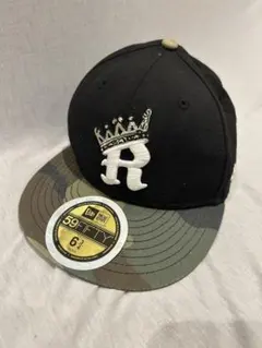 New Era 59FIFTY ブラック/カモフラージュ キャップ