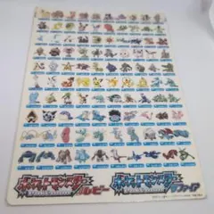 ポケモン ルビー・サファイア 下敷き 月刊ファミ通キューブ+アドバンス4月号付録