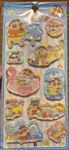 新品 未開封 クレヨンしんちゃん ウォーターシール