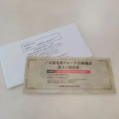 山陽電車　株主優待　2026.6.1-2026.11.30のサムネイル