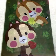 ディズニーストア　チップとデール クリアファイル 4枚セット　新品未開封品未使用