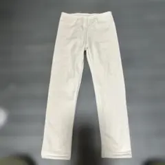 ホワイト スパッツ 95%ポリエステル