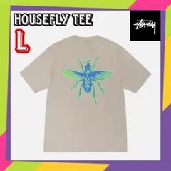 即完売 Stussy HOUSEFLY TEE ベージュ L