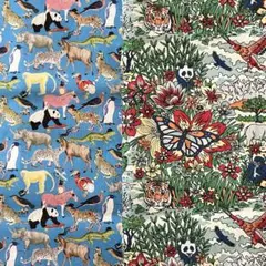 リバティプリント　タナローン　はぎれセット