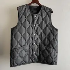 TAION タイオン ミリタリー クルーネックボタン ダウンベスト　サイズXL