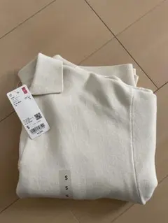 ユニクロ　スムースコットンポロセーター　S