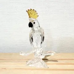 【値下げ不可】スワロフスキー バタンインコ キバタン オウム Cockatoo