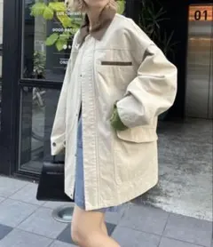 2WAYツイルハーフオーバージャケットのサムネイル