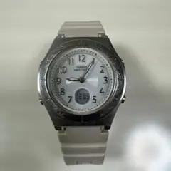 CASIO wave ceptor レディース腕時計　グレージュ