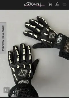 バレンシアガ　レザー　手袋　グローブ 中古・古着通販】BALENCIAGA (バレンシアガ) レザーグローブ ダーク