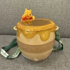 【希少】ディズニー プーさん ポップコーンバケツ(ストラップ付) 希少】ディズニー プーさん ポップコーンバケツ (ストラップ付