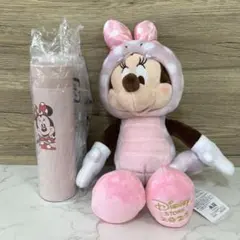 ディズニーストア　ラッキーバック　巳年　ミニー　ぬいぐるみ　ステンレスボトル