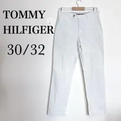 TOMMY HILFIGER ストライプ チノパン ストレート【30/32】