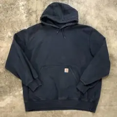 古着 00年代 Carharttカーハート スウェットパーカー XXL ブラック