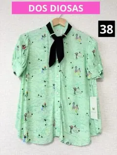 【美品】DOSDIOSAS フラワーレーススリーブシャツブラウス　白 美品】DOSDIOSAS フラワーレーススリーブシャツブラウス 白 - メルカリ