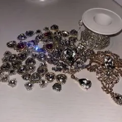ビジューパーツ 大量セット デコレーション