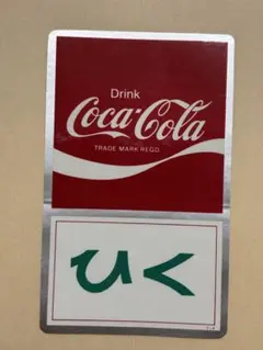 昭和レトロ　コカコーラ　ひく　ステッカーのサムネイル