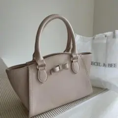 CECIL McBEE　ベージュ ハンドバッグ　卒業式　入学式　セレモニーバック