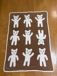 【KLIPPAN】ミニフリースブランケット ベア柄