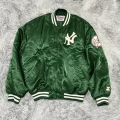 スターター スタジャン MLB ヤンキース 90s グリーン 中綿 XL