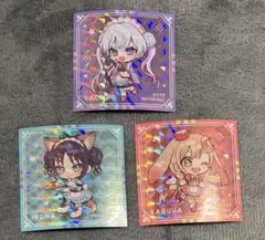 超かぐや姫 スイパラ コラボ ステッカー かぐや 彩葉 ヤチヨ セット