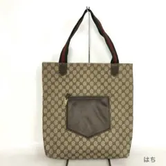 GUCCI グッチ GGキャンバス トートバッグ シェリーライン レディース