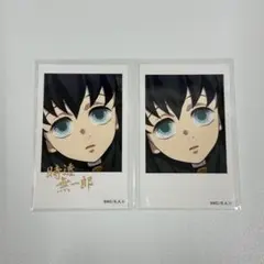 鬼滅の刃 時透 無一郎 チェキ風ブロマイド 箔押し ノーマル 2枚セット