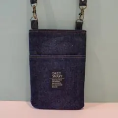 スマホショルダーバッグデニム生地