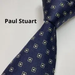 Paul Stuart ネクタイ シルク100％ パープル 小紋柄 共裏 美品 - メルカリ