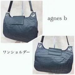 【極美品】アニエスベー ボヤージュ ナイロン ハンドバッグ ブラック 軽量