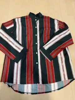 ☆美品☆ ストライプシャツ　レディース　ダンス衣装　フリーサイズ