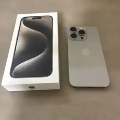 【ジャンク品】iPhone15pro ナチュラルチタニウム　128GB
