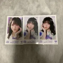 ぬ*す様 野口衣織　ミニフォト　3枚セット