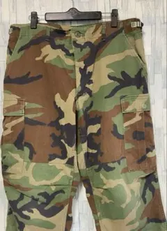 米軍放出品　ウッドランド　カモフラ　BDU M-S コンバットパンツ
