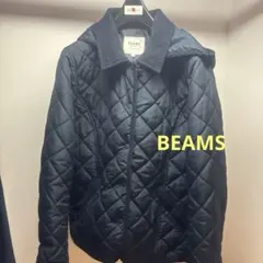 BEMS ネイビー キルティングジャケット フード付き Sサイズ