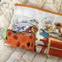 スージーズー ふわふわ巾着＆ポーチコレクション スクエアポーチ orange