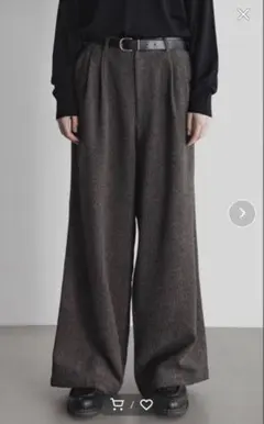 【remer】loose Brushed herringbone PT